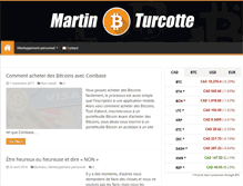 Tablet Screenshot of martinturcotte.com